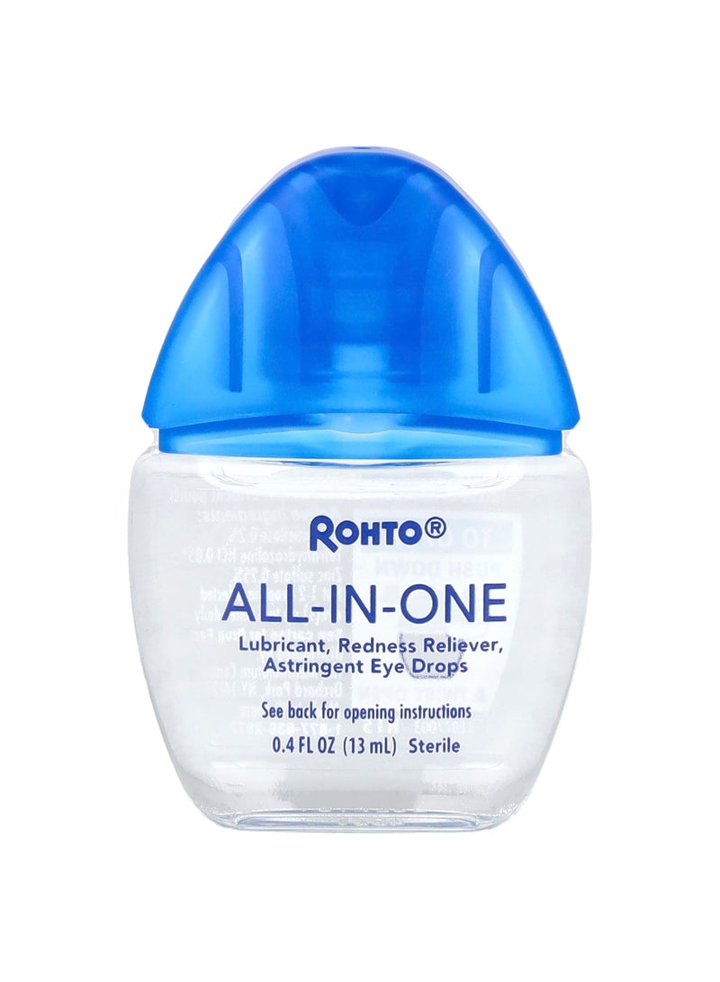 Cooling Eye Drops, All-In-One, 0.4 fl oz (13 ml)